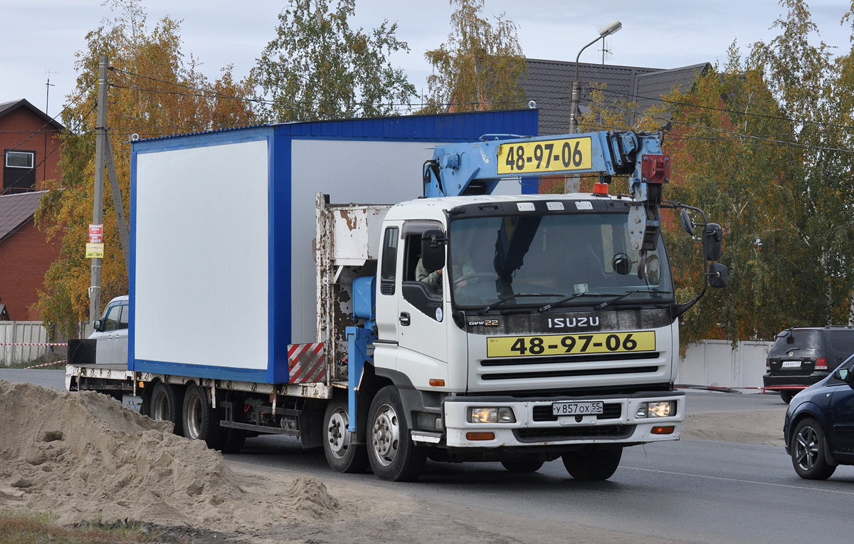 Омская область, № У 857 ОХ 55 — Isuzu Giga (общая модель)