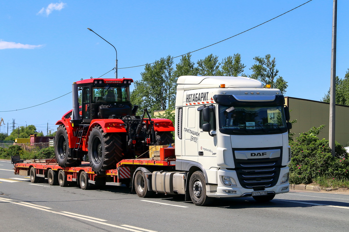 Курская область, № Р 417 ВТ 46 — DAF XF Euro6 FT