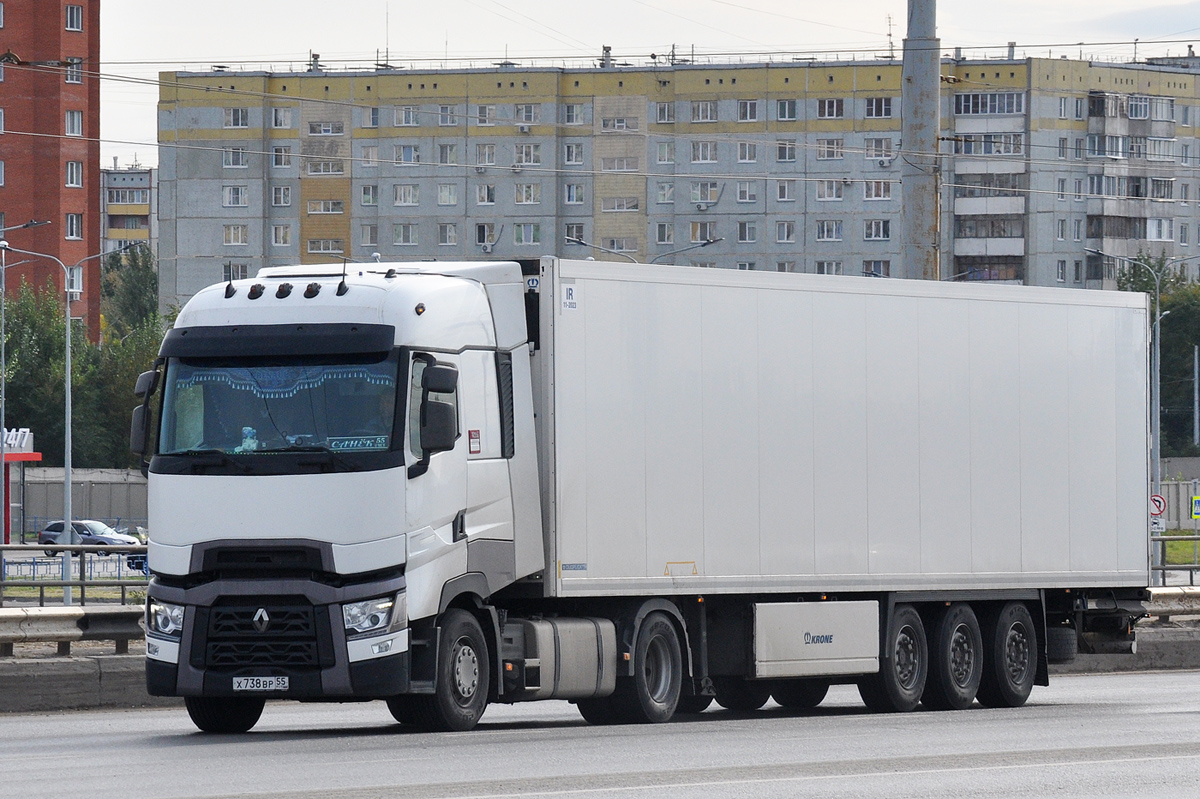 Омская область, № Х 738 ВР 55 — Renault T-Series ('2013)