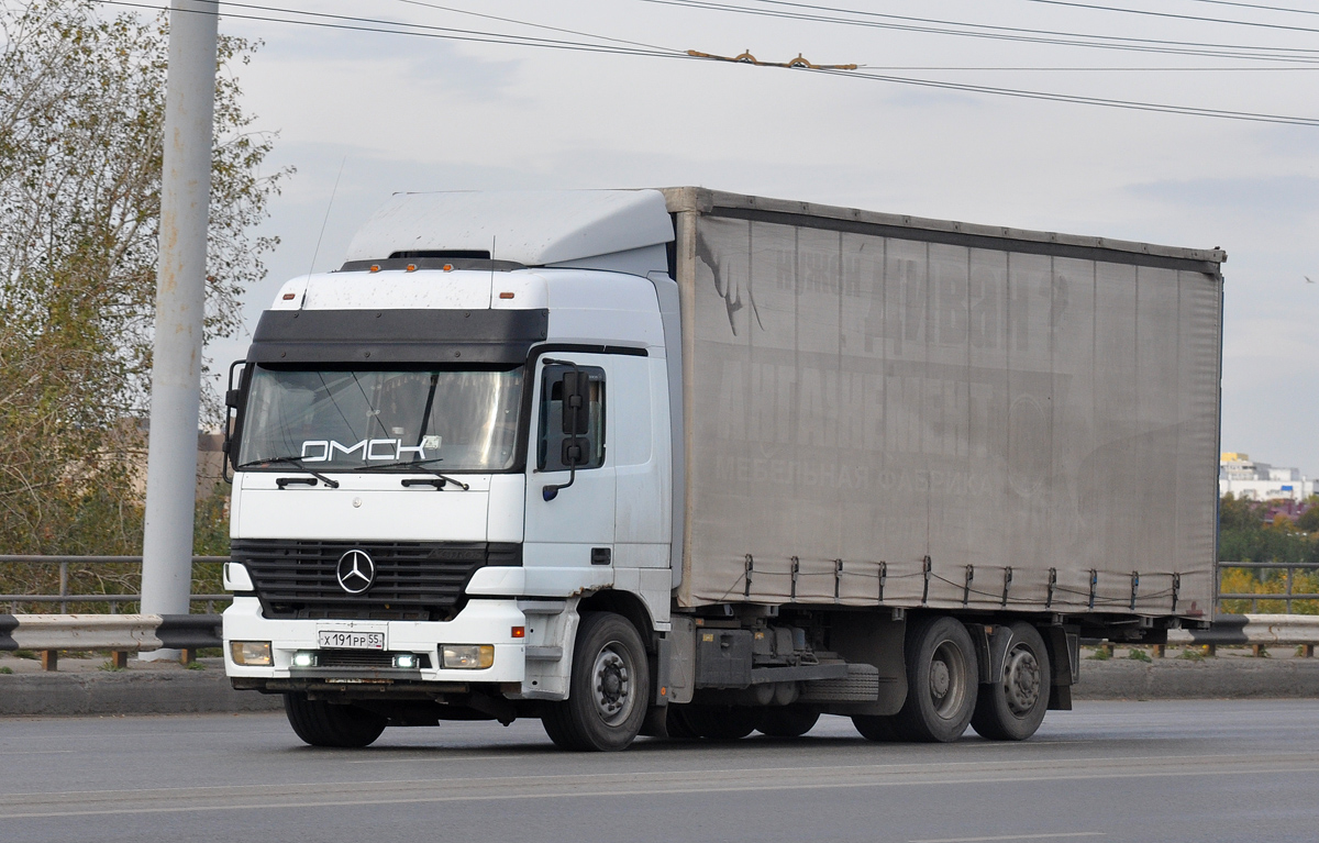 Омская область, № Х 191 РР 55 — Mercedes-Benz Actros ('1997)