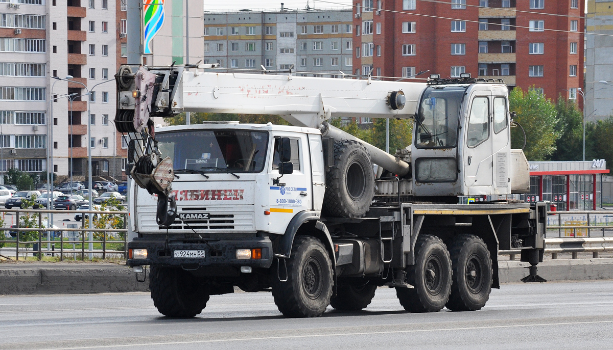 Омская область, № С 924 МН 55 — КамАЗ-43118-15 [43118R]