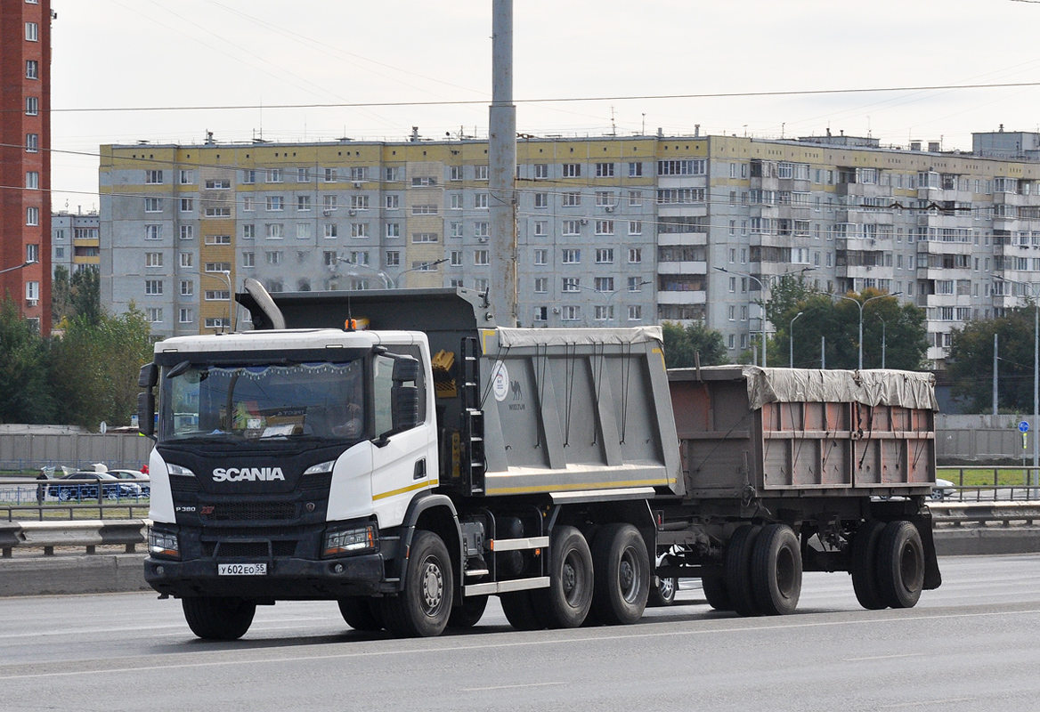 Омская область, № У 602 ЕО 55 — Scania ('2016) P380