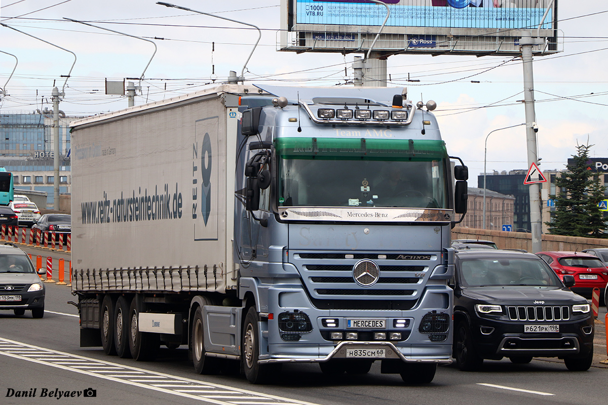 Тамбовская область, № Н 835 СМ 68 — Mercedes-Benz Actros ('2003)