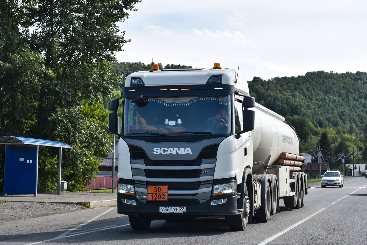 Алтайский край, № У 361 ХН 22 — Scania ('2016) G440