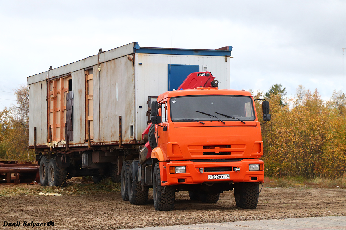 Ненецкий автономный округ, № А 322 КА 83 — КамАЗ-44108-24 [441083]