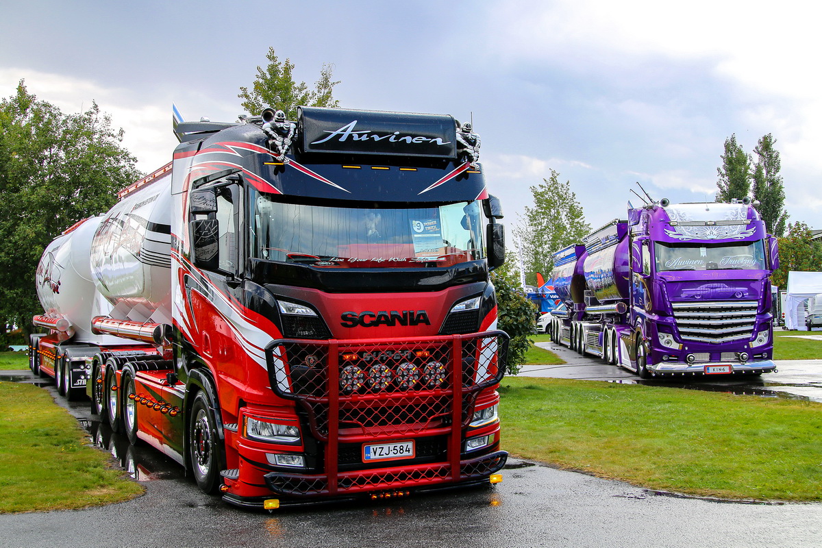 Финляндия, № VZJ-584 — Scania ('2016) R580; Финляндия — Power Truck Show 2019