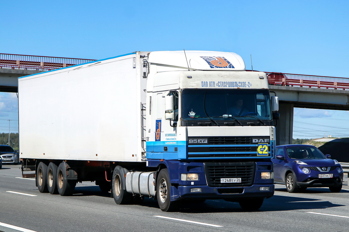 Ставропольский край, № Т 268 ЕУ 26 — DAF 95XF FT
