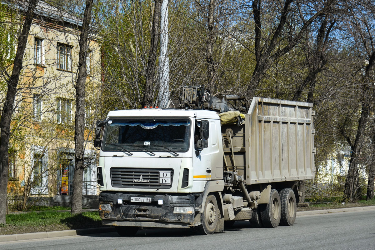 Свердловская область, № К 100 ВВ 196 — МАЗ-6312B5