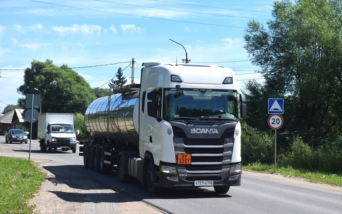 Самарская область, № Е 721 ТЕ 763 — Scania ('2016) S450