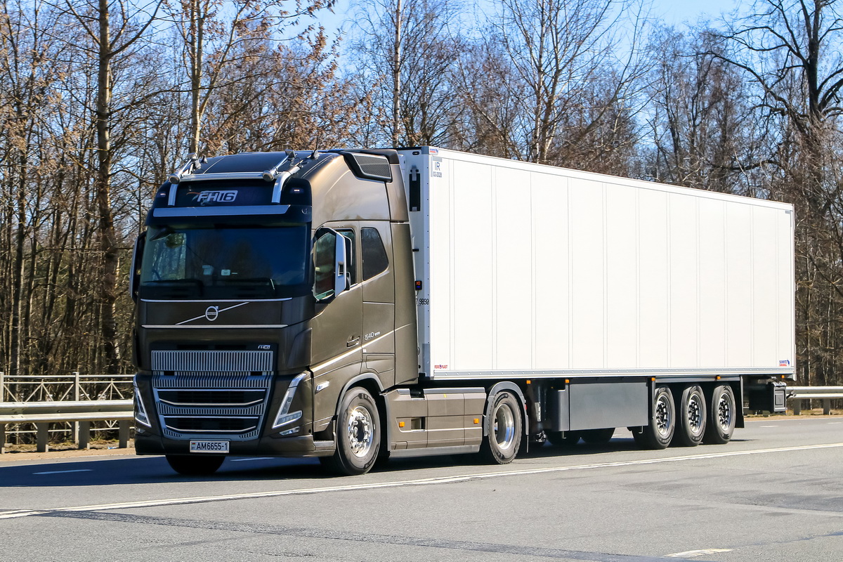 Брестская область, № АМ 6655-1 — Volvo ('2020) FH16.540