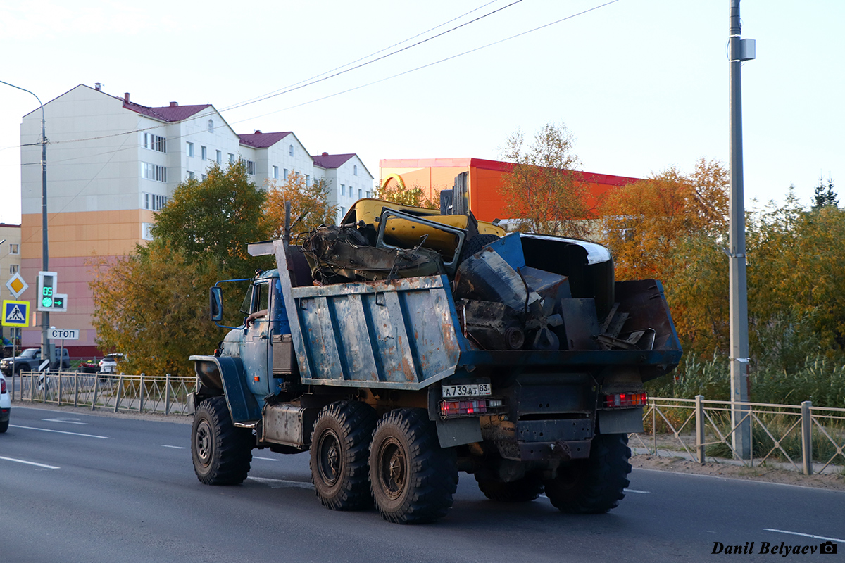 Ненецкий автономный округ, № А 739 АТ 83 — Урал-55571-40