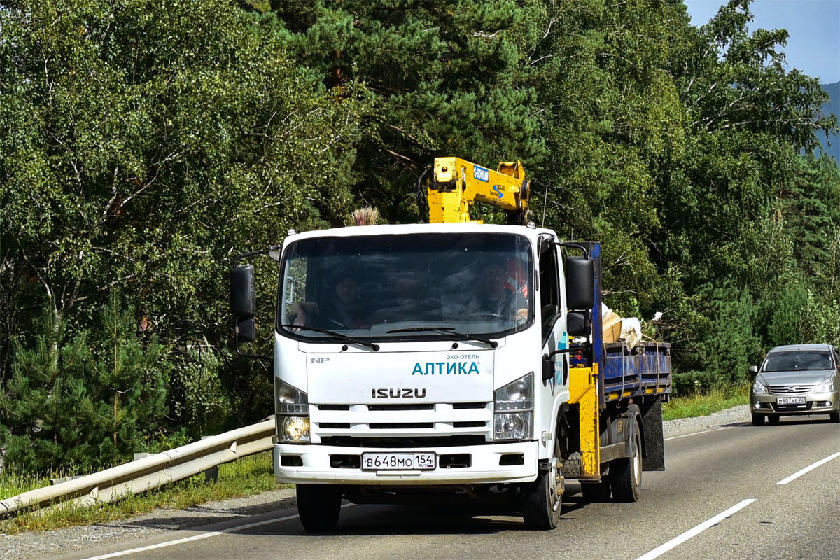 Новосибирская область, № В 648 МО 154 — Isuzu NРR75 [Z7X]