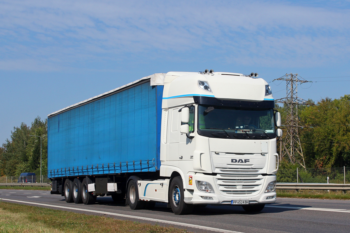 Болгария, № PP 6524 BH — DAF XF Euro6 FT