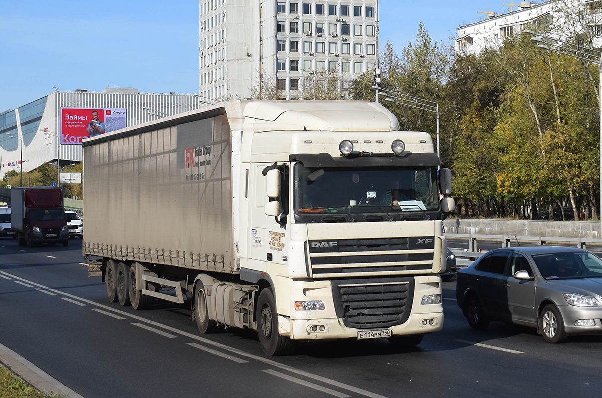 Московская область, № Е 114 РМ 750 — DAF XF105 FT