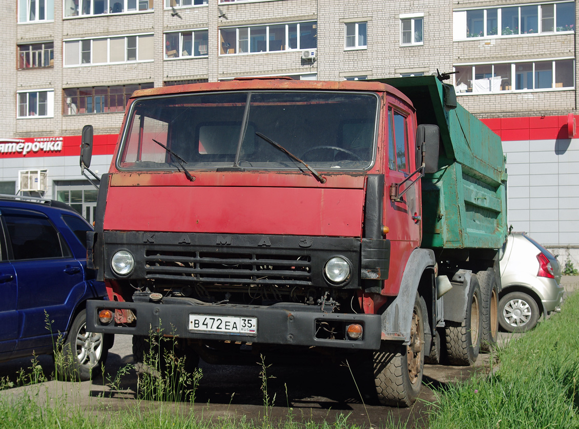 Вологодская область, № В 472 ЕА 35 — КамАЗ-55111 [551110]