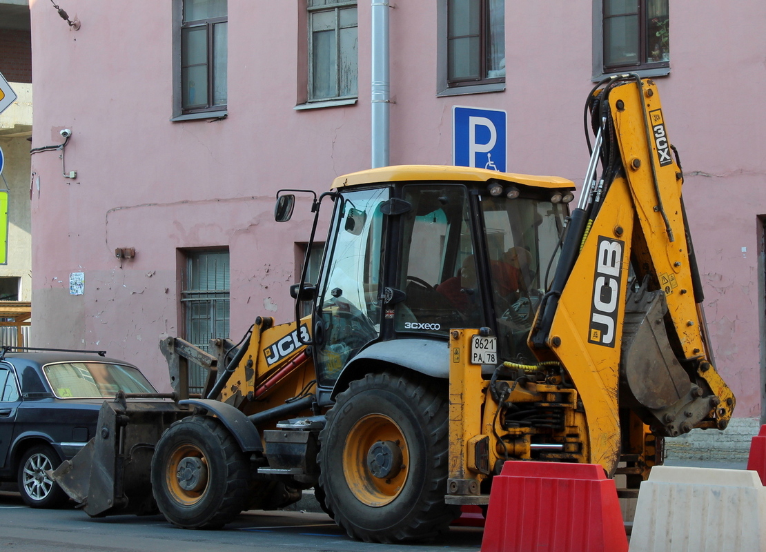 Санкт-Петербург, № 8621 РА 78 — JCB 3CX