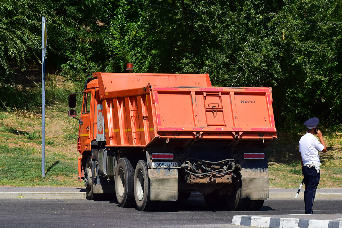 Волгоградская область, № К 805 КО 134 — КамАЗ-65115-50