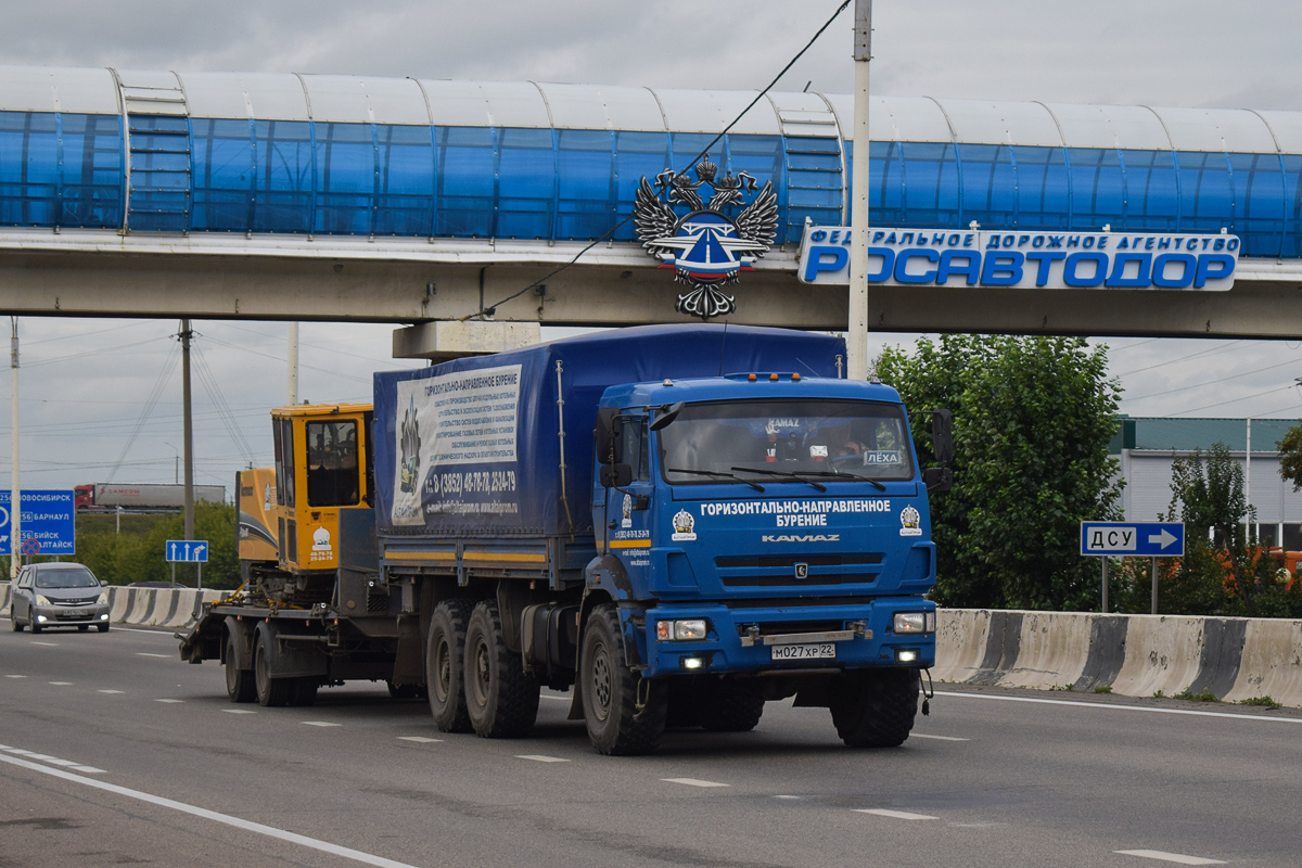 Алтайский край, № М 027 ХР 22 — КамАЗ-43118-46