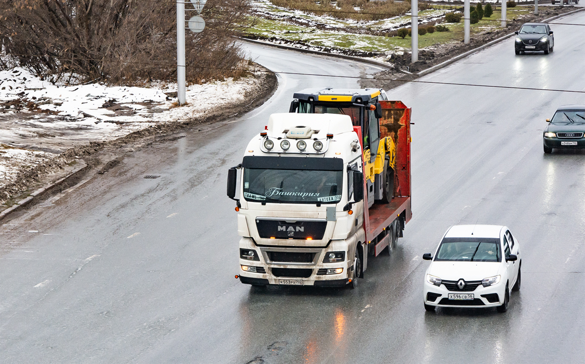 Башкортостан, № К 553 РХ 702 — MAN TGX ('2007) (общая модель)