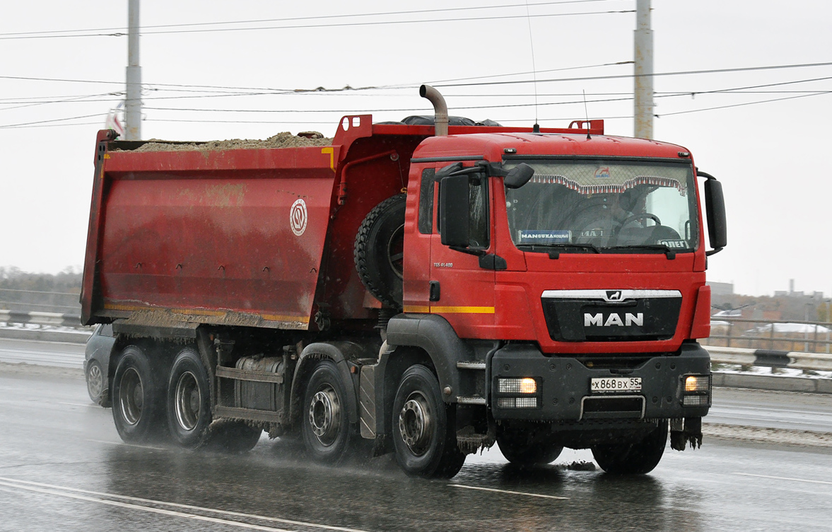 Омская область, № Х 868 ВХ 55 — MAN TGS ('2007) 41.400