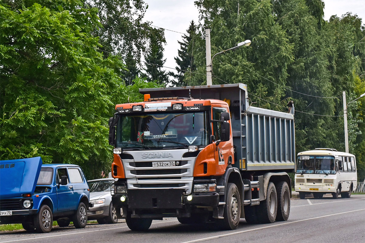 Омская область, № Т 532 ОК 55 — Scania ('2011) P380