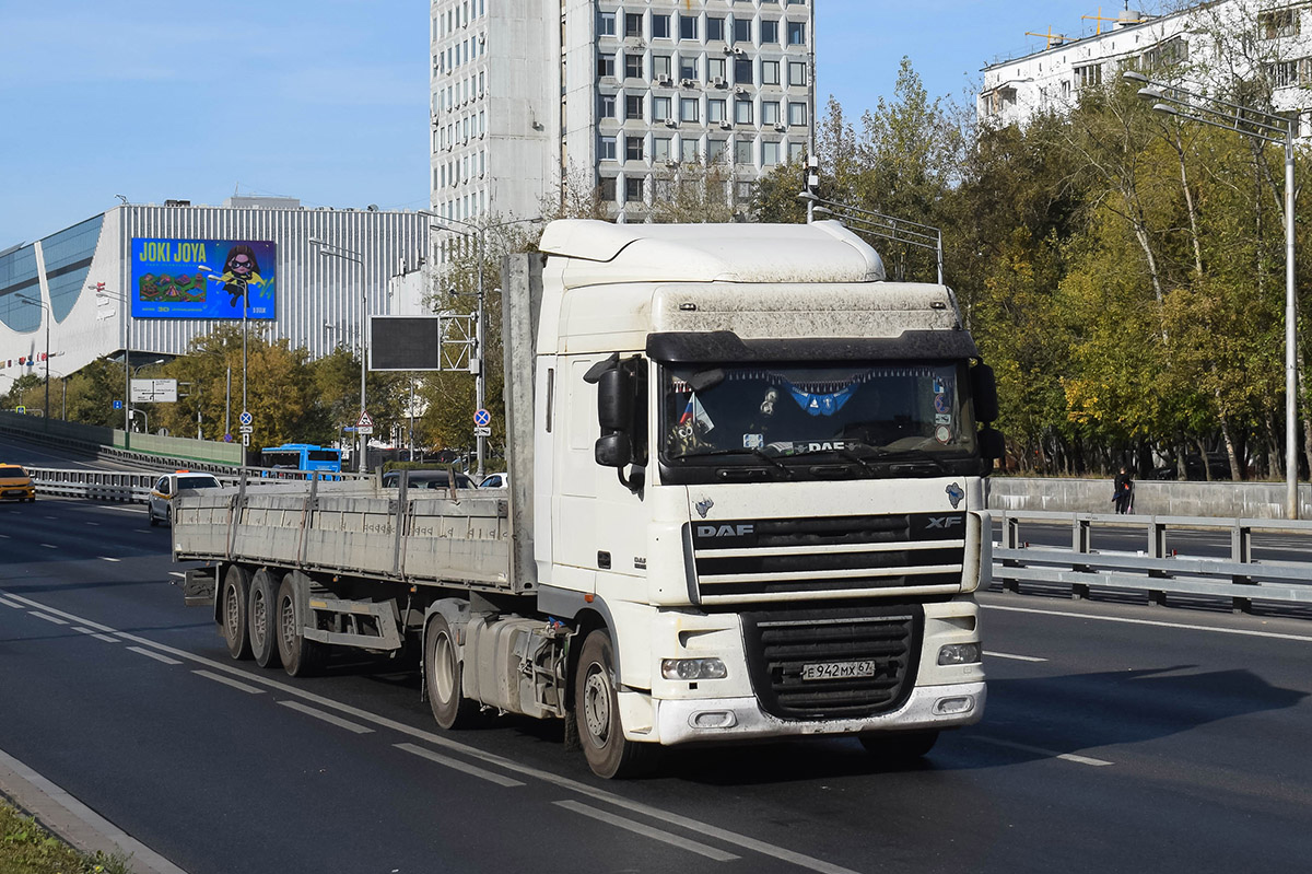 Смоленская область, № Е 942 МХ 67 — DAF XF105 FT