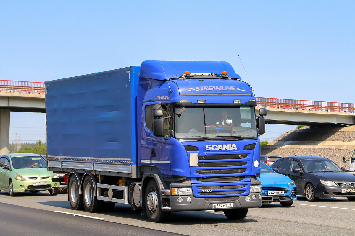 Ульяновская область, № Е 352 МТ 73 — Scania ('2013) R400