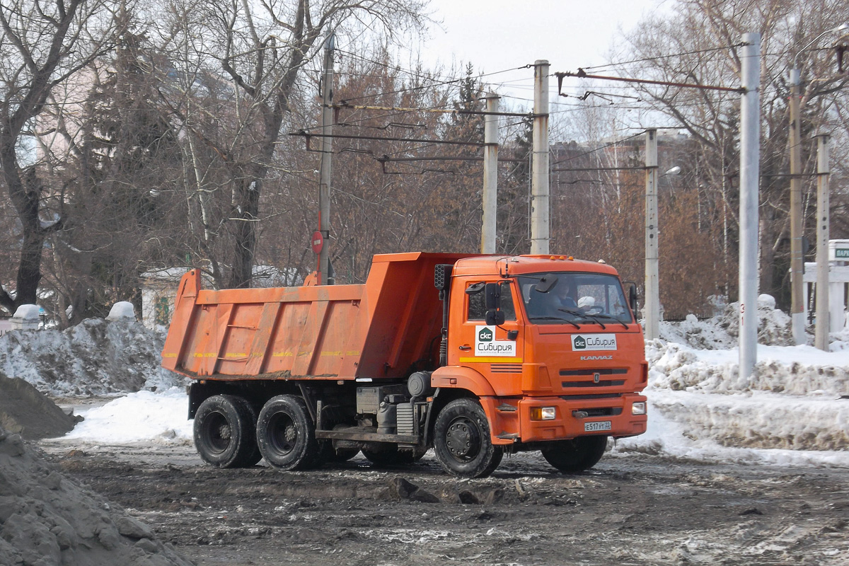 Алтайский край, № Е 517 УТ 22 — КамАЗ-65115-A4