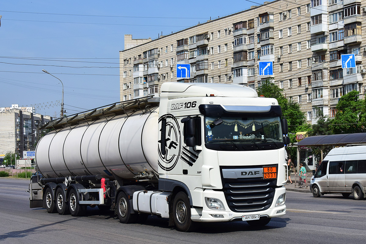 Гомельская область, № АН 1004-3 — DAF XF Euro6 FT
