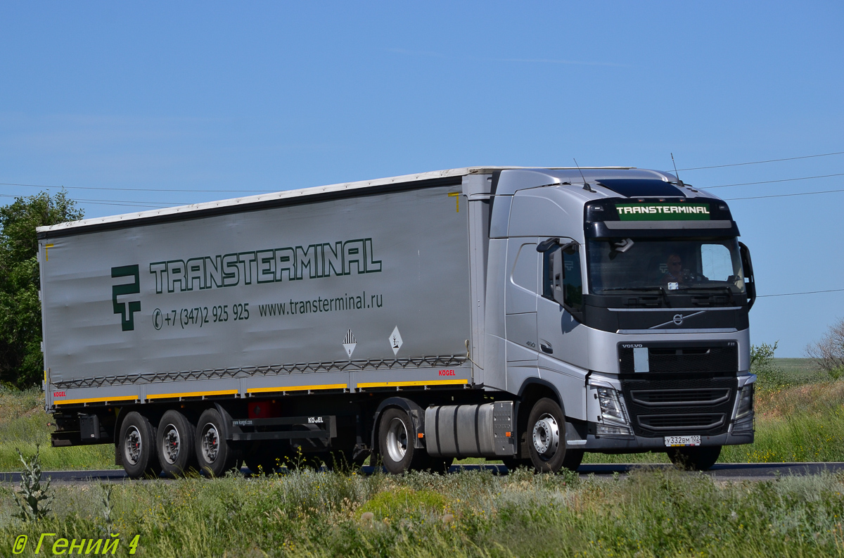 Башкортостан, № У 332 ВМ 102 — Volvo ('2012) FH.460 [X9P]