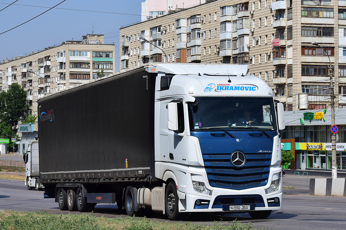 Узбекистан, № 50 550 JBA — Mercedes-Benz Actros ('2011) 1845