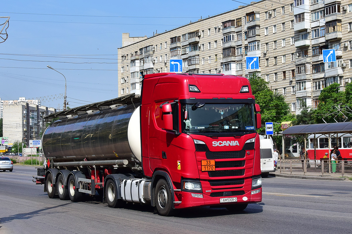 Гомельская область, № AM 5308-3 — Scania ('2016) S500