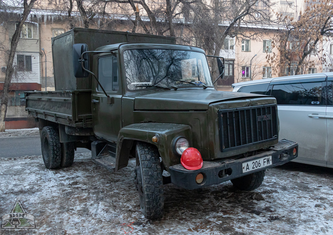 Алматы, № A 206 FW — ГАЗ-3307