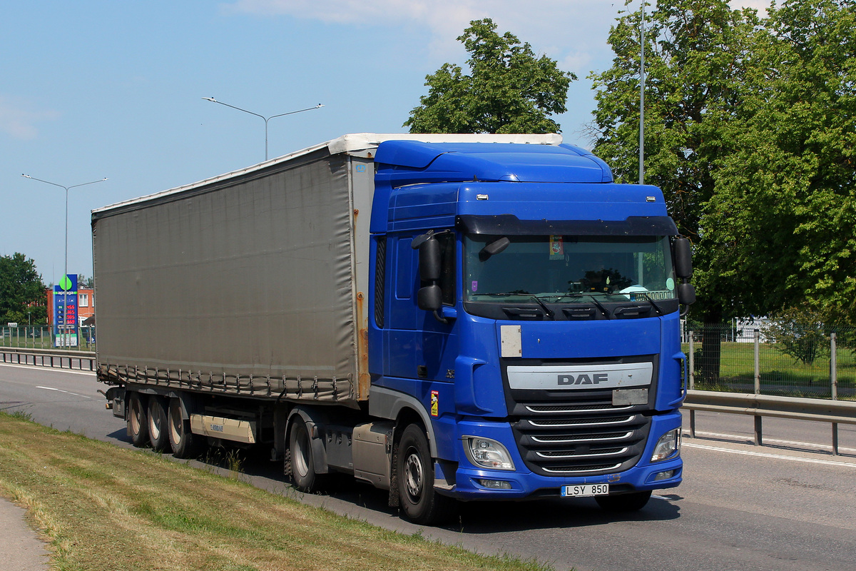 Литва, № LSY 850 — DAF XF Euro6 FT