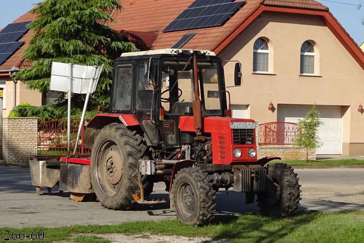 Венгрия, № YBD-573 — Беларус-82.1; Венгрия — Трактора с навесным оборудованием для обслуживания садов и виноградников