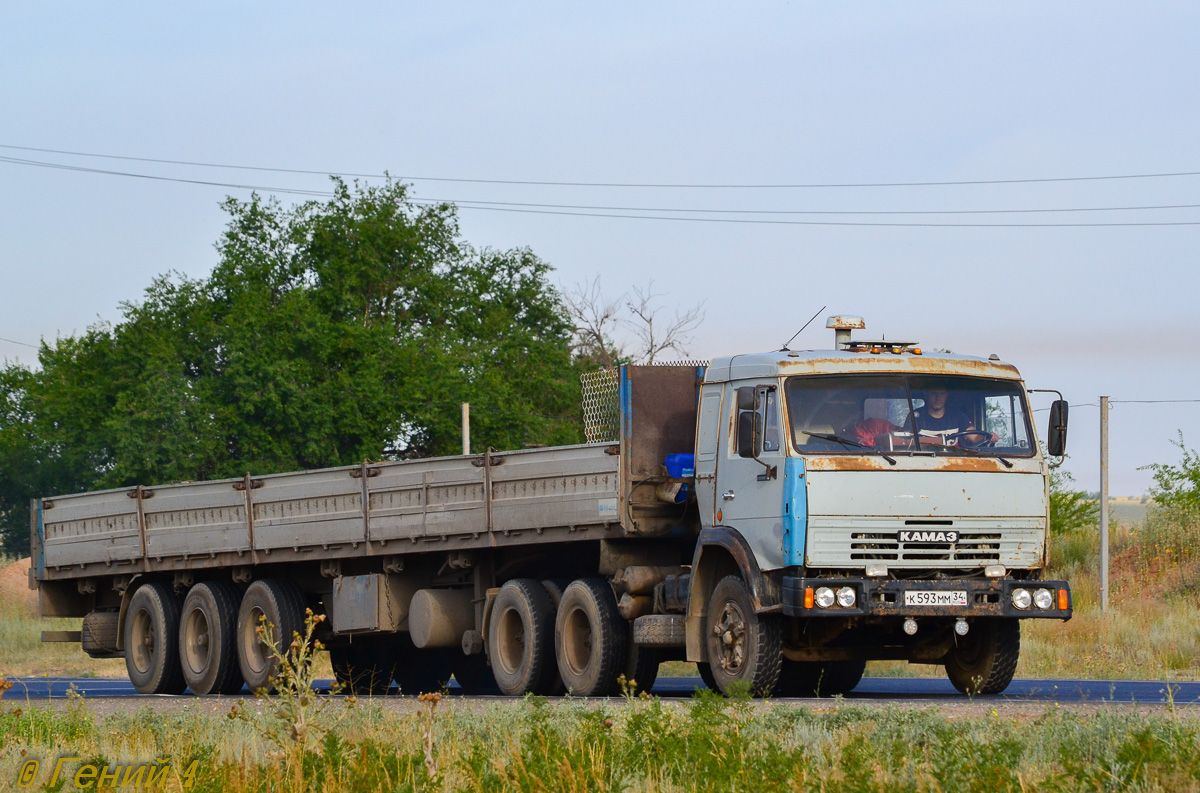 Волгоградская область, № К 593 ММ 34 — КамАЗ-5410