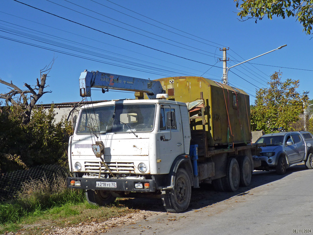 Севастополь, № А 218 УЕ 92 — КамАЗ-53212