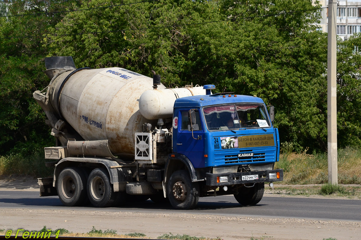 Волгоградская область, № В 224 МК 134 — КамАЗ-53229-15 [53229R]