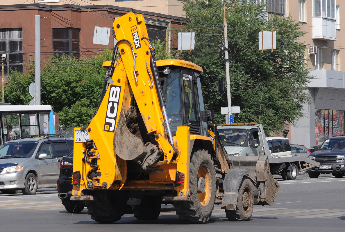 Омская область, № 4178 АВ 55 — JCB 3CX