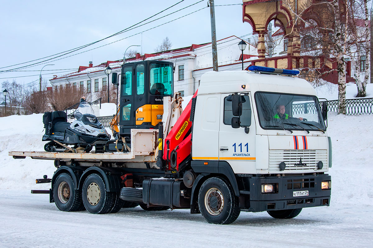 Архангельская область, № К 111 НТ 29 — МАЗ-6312A8