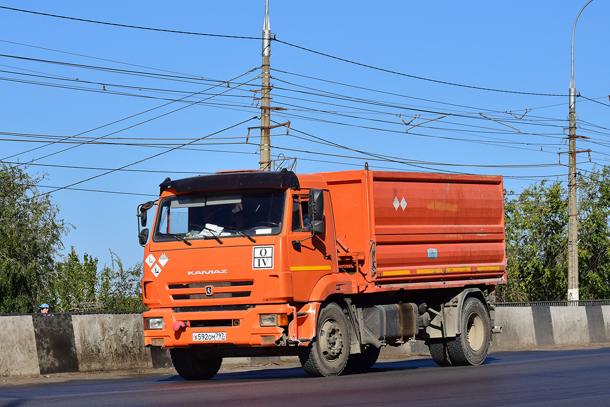 Волгоградская область, № Х 592 ОМ 797 — КамАЗ-43253-G5(69)