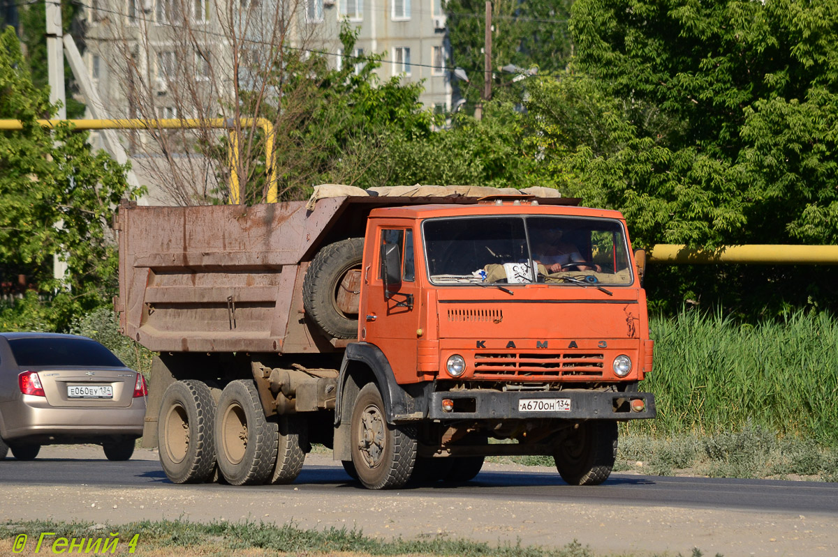 Волгоградская область, № А 670 ОН 134 — КамАЗ-55111 [551110]