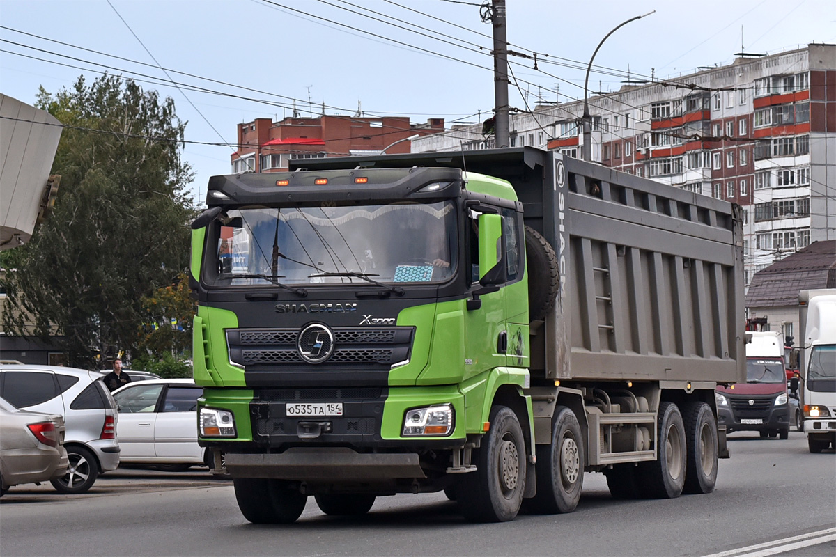 Новосибирская область, № О 535 ТА 154 — Shaanxi Shacman X3000 SX3318