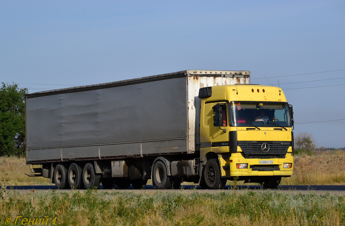 Волгоградская область, № Р 088 МТ 34 — Mercedes-Benz Actros ('1997) 1840