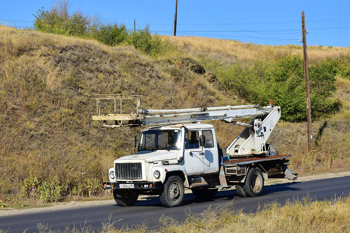 Волгоградская область, № У 124 КО 34 — ГАЗ-3309