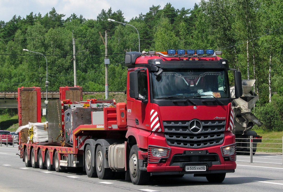 Калужская область, № В 505 УН 40 — Mercedes-Benz Arocs 3345 [Z9M]