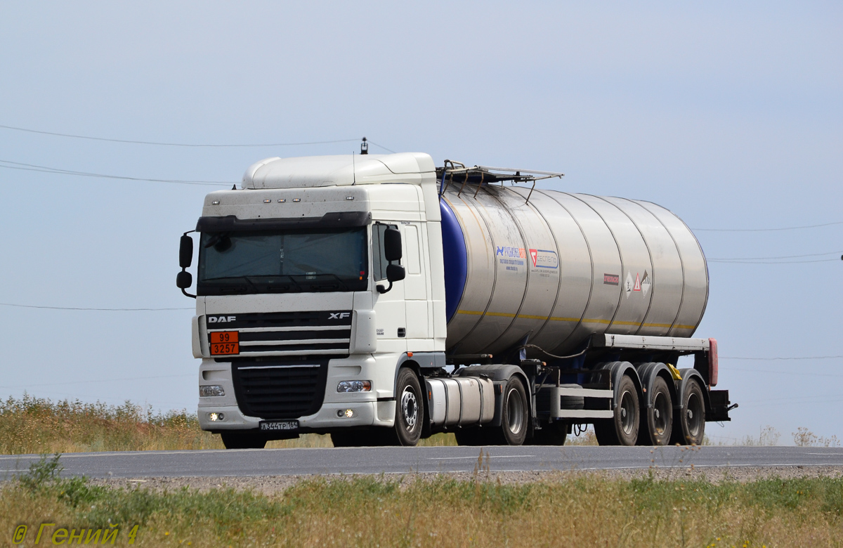 Саратовская область, № А 344 ТР 164 — DAF XF105 FT