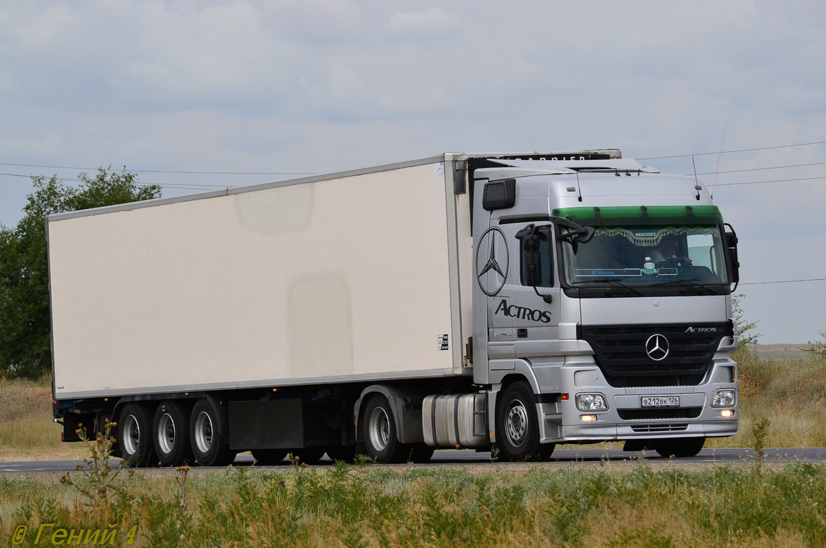 Ставропольский край, № В 212 ВК 126 — Mercedes-Benz Actros ('2003)