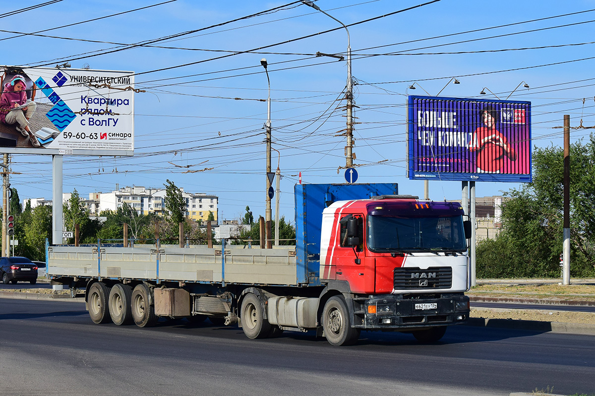 Волгоградская область, № В 621 ЕУ 134 — MAN F2000 19.414