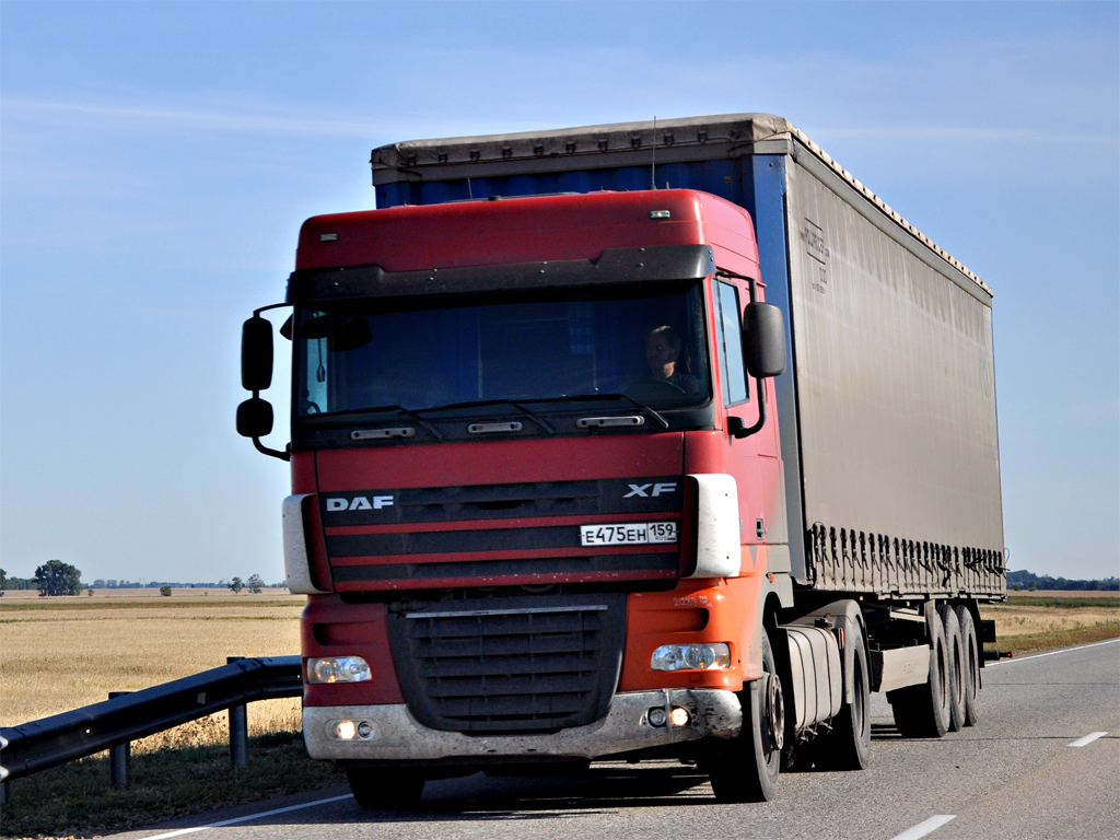 Пермский край, № Е 475 ЕН 159 — DAF XF105 FT